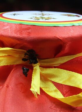 民族风观自在敏装宝珠臧八吉祥林桌面摆件净工艺瓶瓶办公家居瓶宝