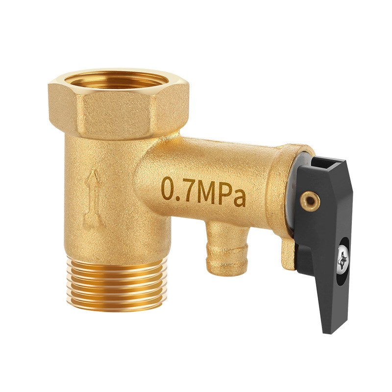 All-copper thickened 4-point electric water heater pressure relief valve x safety valve pressure reducing valve one-way check valve solar pressure reducing valve