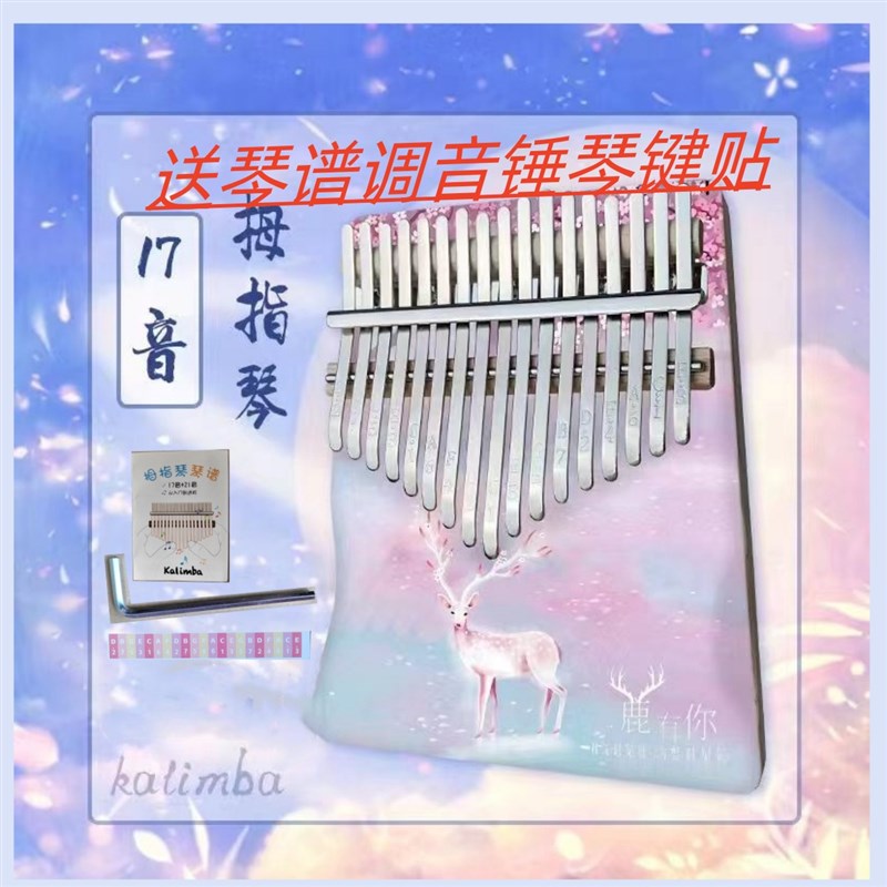 21音拇指琴17音卡林巴琴初学者女生手指K钢琴孩子生日礼物网红乐 - 图1