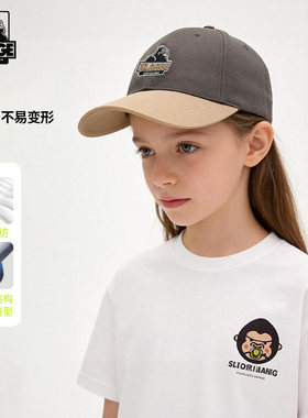 XLARGE儿童刺绣鸭舌防晒棒球帽