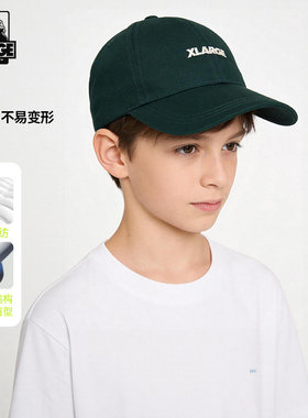 XLARGE儿童弯檐刺绣棒球鸭舌帽