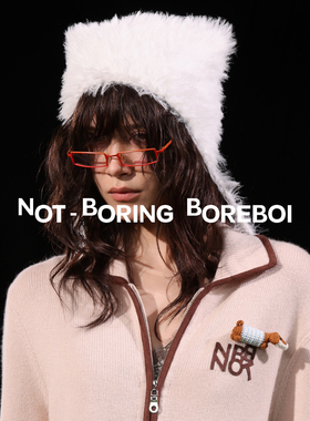 NBB丨人宠同款 仿貂毛猫耳帽长绒毛感护耳帽超长垂带秋冬毛绒帽