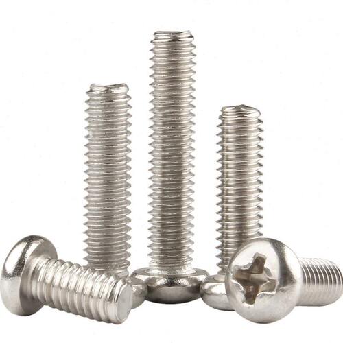 M3圆头螺丝 机牙螺钉十字盘头螺丝钉PM3*5/6/8/10/12/16/20/30 - 图1