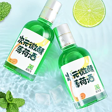 送品鉴酒！13度次元微醺薄荷酒4瓶/盒