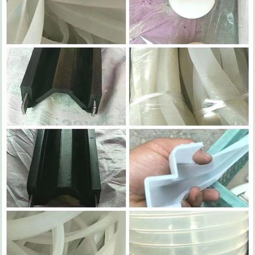 振动筛密封条 圆形震动筛密封圈 U型硅胶条R V型橡胶条防水 - 图0