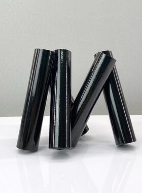 现代简约黑色金属线条造型花瓶家居客厅摆件样板房交叉创意花器