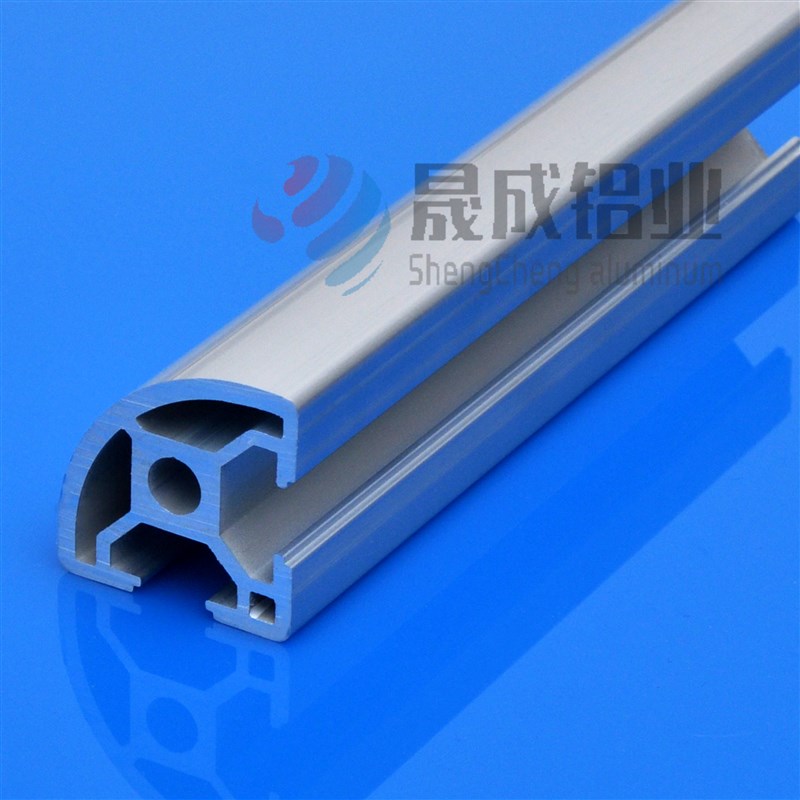 半圆弧铝型材 欧标工业铝型材拐角铝合金铝材20/30/40/45/60/80 - 图2