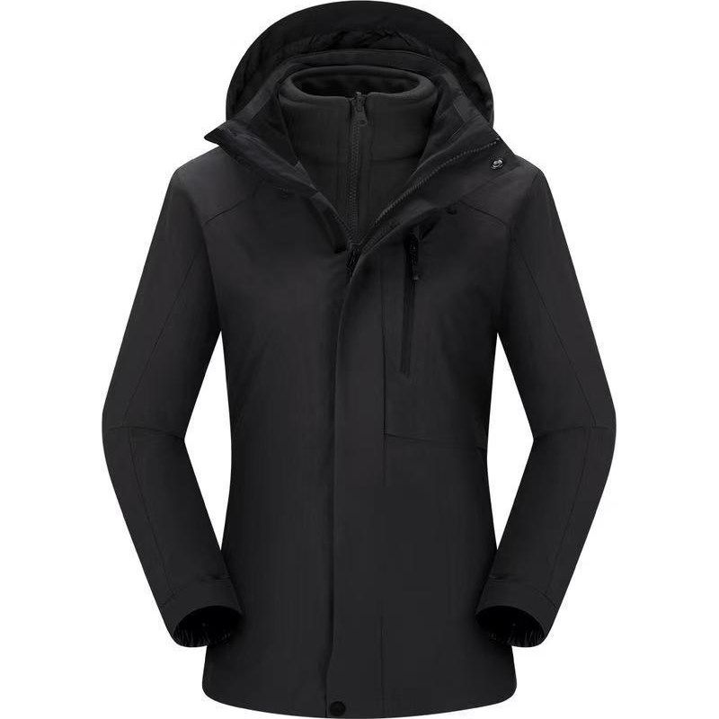 户外运动防风夹克外套冲锋衣女款三合一两件套冲锋衣男秋冬工作服,淘宝优惠券,粉丝福利购,淘宝优惠卷