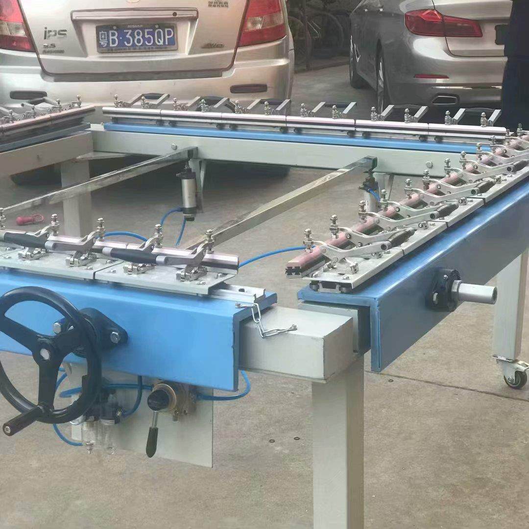 厂家直供手轮双夹机械拉网机jy150绷网机丝印器材设备厂,淘宝优惠券,粉丝福利购,淘宝优惠卷