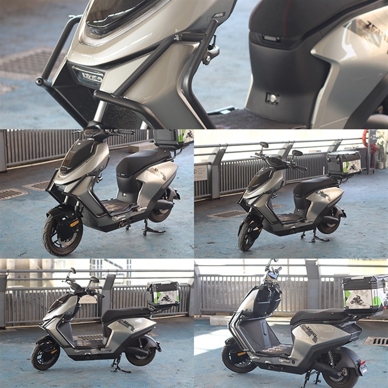 适用极核AE5gi/AE5iPro保险杠电摩电动车前后护杠货架改装件带脚 - 图2