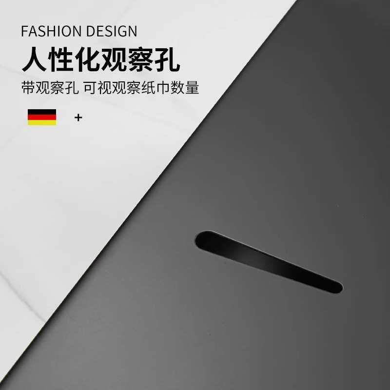 不锈钢黑色厕所大卷纸盒公共卫生间擦手纸盒酒店壁挂式大盘纸巾架,淘宝优惠券,粉丝福利购,淘宝优惠卷