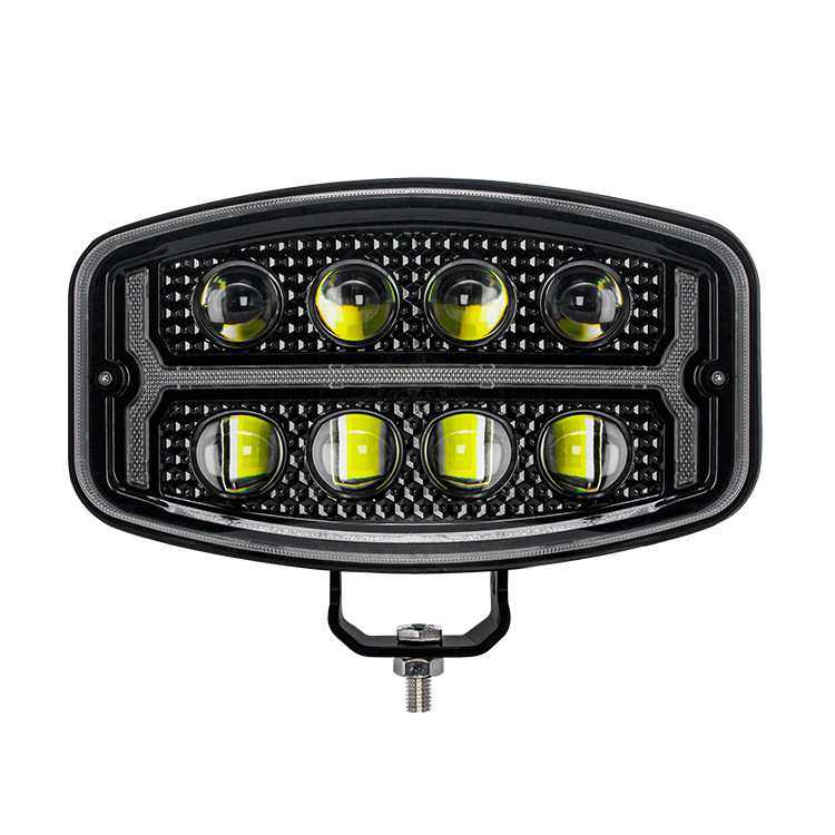 12-48V透镜款超亮卡车LED前照灯远近光货车射灯10寸农用车改装灯,淘宝优惠券,粉丝福利购,淘宝优惠卷