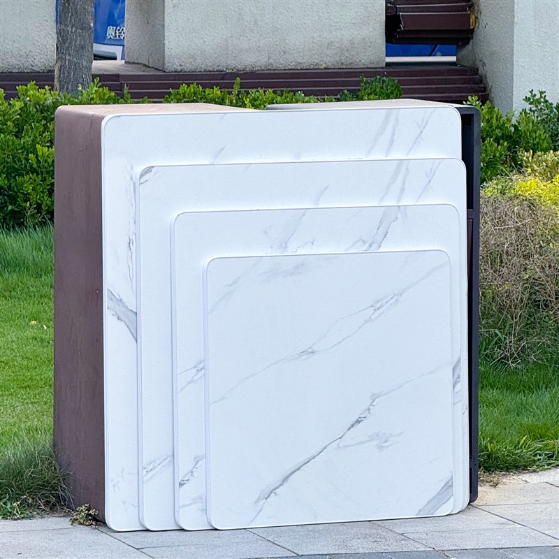 桌面板正方形 家用桌板桌子板面 四方桌子台面 大理石纹桌子面板 - 图1