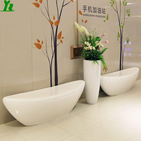 简约现休息美陈长条小船造型椅户外凳子玻璃钢休闲座椅商场等候,淘宝优惠券,粉丝福利购,淘宝优惠卷