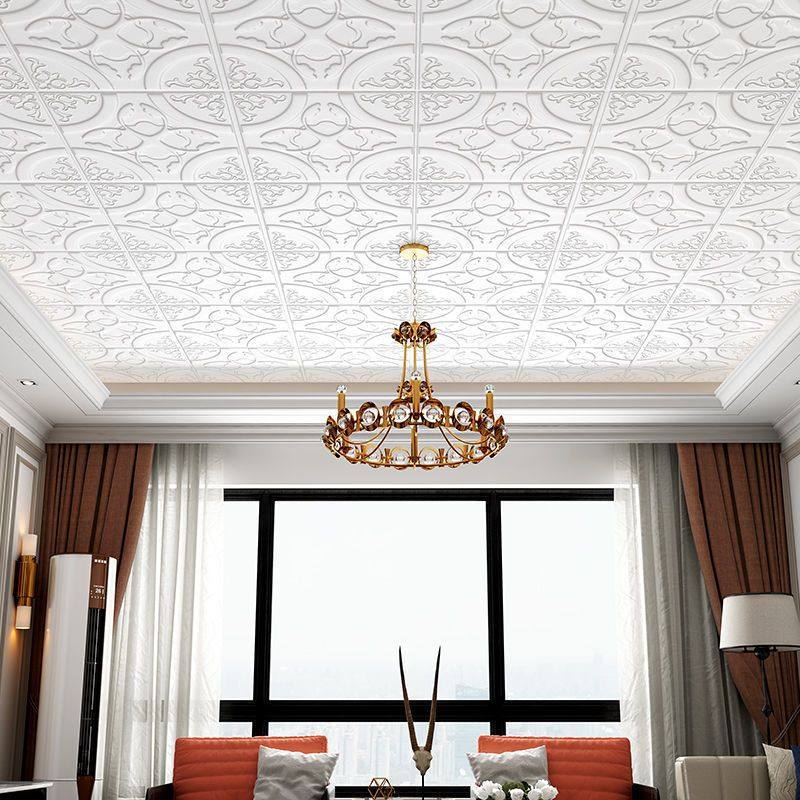 自粘墙纸家用大面积天花板3d立体墙贴棚顶壁纸客厅电视背景贴纸,淘宝优惠券,粉丝福利购,淘宝优惠卷