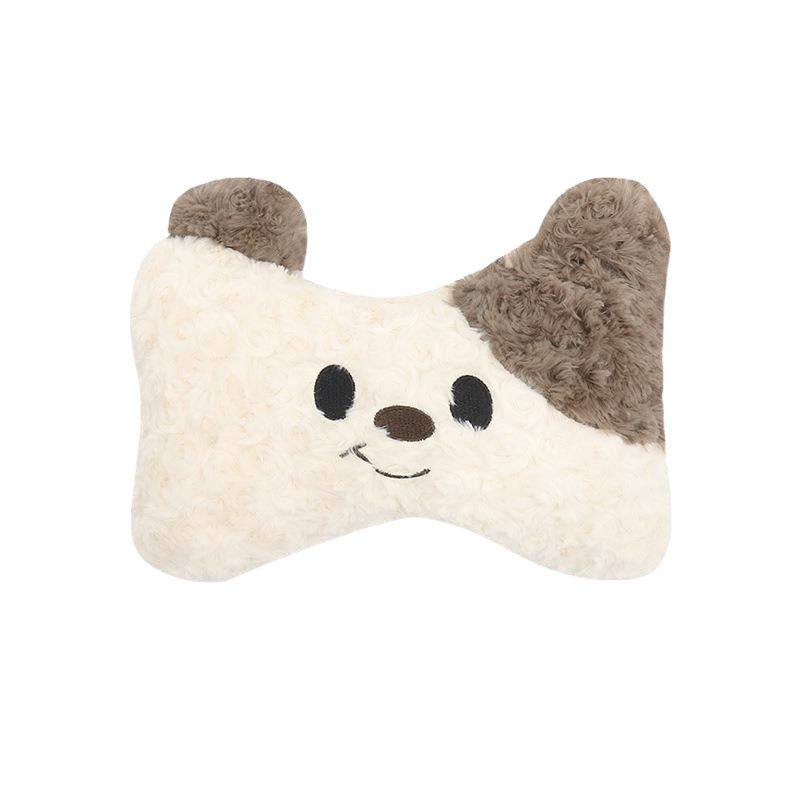 汽车头枕护颈枕一对女司机枕头可爱小狗车内靠枕车用座椅腰靠颈枕,淘宝优惠券,粉丝福利购,淘宝优惠卷