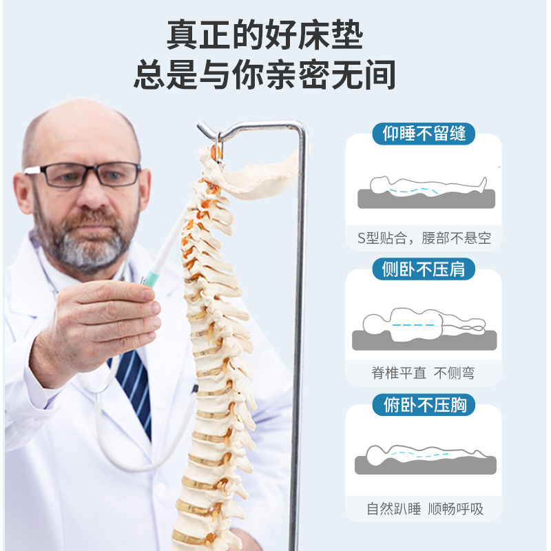 诺伊曼记忆棉床垫慢回弹学生v宿舍慢回弹海绵床垫子榻榻米单人床 - 图2