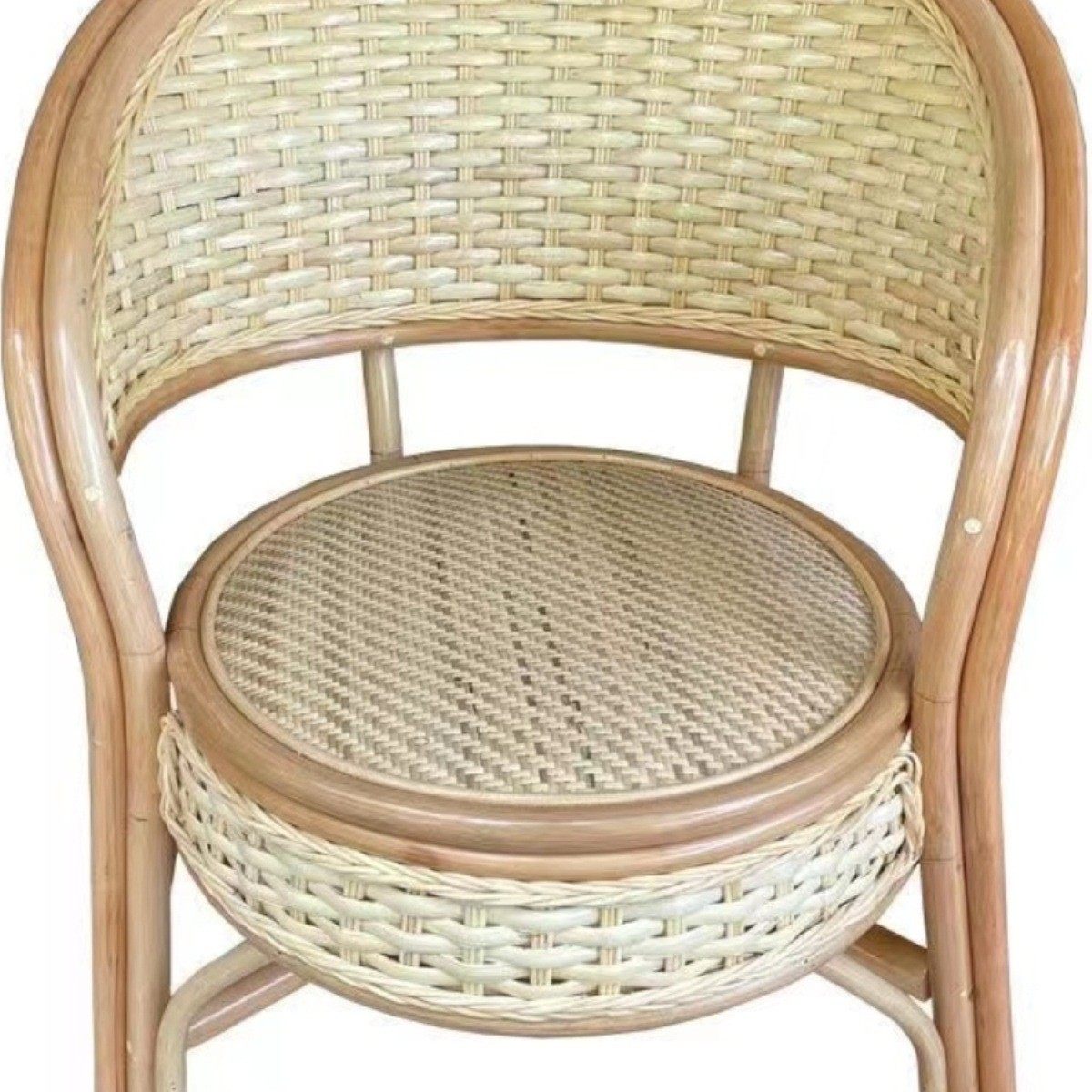 天然真藤椅家用单人编织阳台老人办公靠背休闲护腰扶手藤椅子套装,淘宝优惠券,粉丝福利购,淘宝优惠卷