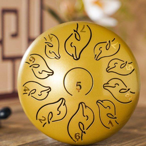 6寸11音钢舌鼓空灵鼓色空鼓忘无忧鼓便携式手碟鼓乐器初学者,淘宝优惠券,粉丝福利购,淘宝优惠卷