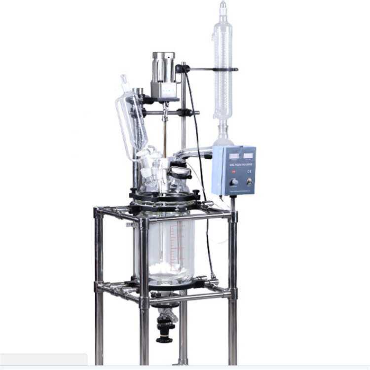 6双层玻璃反应釜100L 不锈钢搅拌加热 小型高温实验室蒸馏反应器,淘宝优惠券,粉丝福利购,淘宝优惠卷
