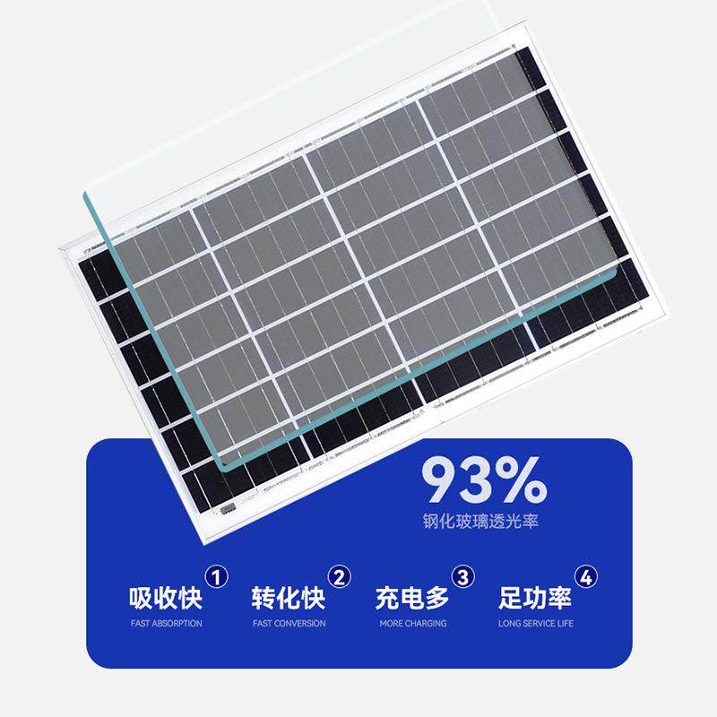 多晶硅6V18V太阳能光伏板50W光伏组件户外发电板太阳能光板 - 图1