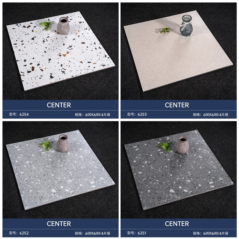 水磨石地砖防滑哑光600x600客厅商铺民宿800xW800彷古地砖 - 图0
