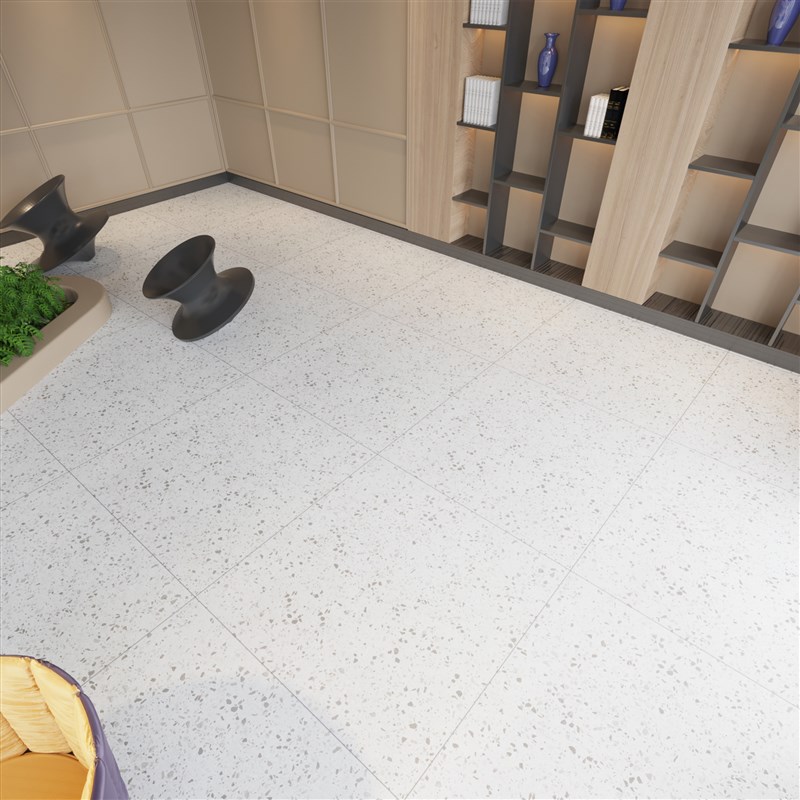 水磨石地砖防滑哑光600x600客厅商铺民宿800xW800彷古地砖 - 图1