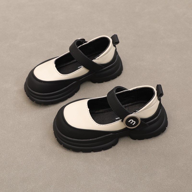 女童皮鞋2024春秋新款儿童鞋子小女孩公主鞋软底豆豆鞋英伦风单鞋,淘宝优惠券,粉丝福利购,淘宝优惠卷