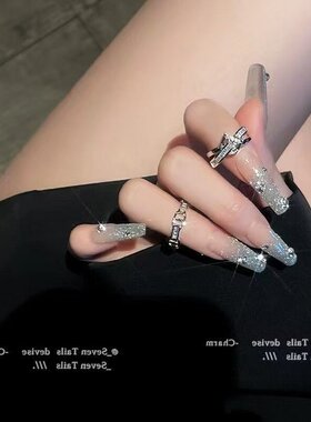 S925纯银D字母戒指女轻奢高级感
