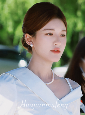 许我耀眼赵露思同款仿珍珠项链女