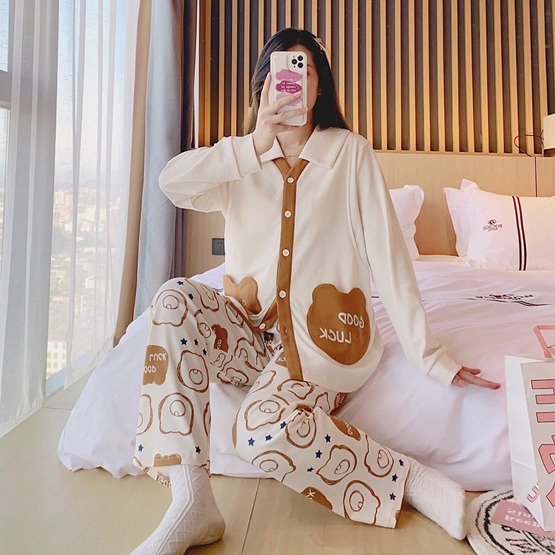 春秋家居服孕妇a类纯棉月子服加肥产後产妇秋冬大尺码200斤哺乳睡,淘宝优惠券,粉丝福利购,淘宝优惠卷