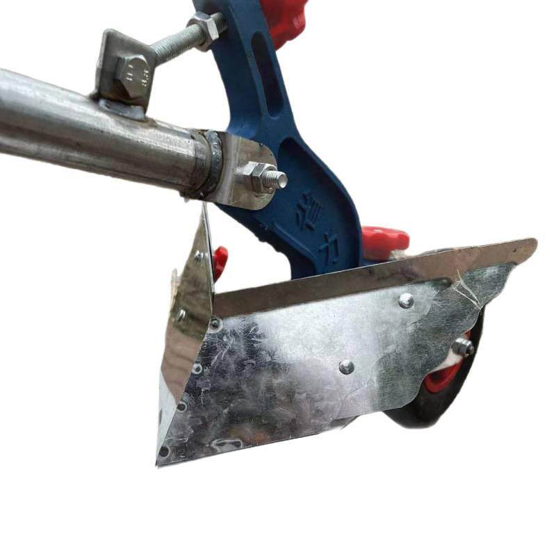 Hand-pulled plow, micro-tiller, share-type plow, rural farmer's manual plow, furrow plow, furrow opener, agricultural machinery