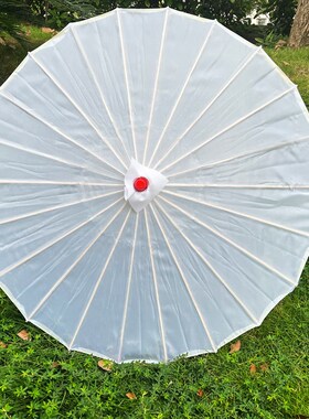 纯色婚庆红色工艺伞中国风印花绸布伞吊顶装饰伞旗袍走秀
