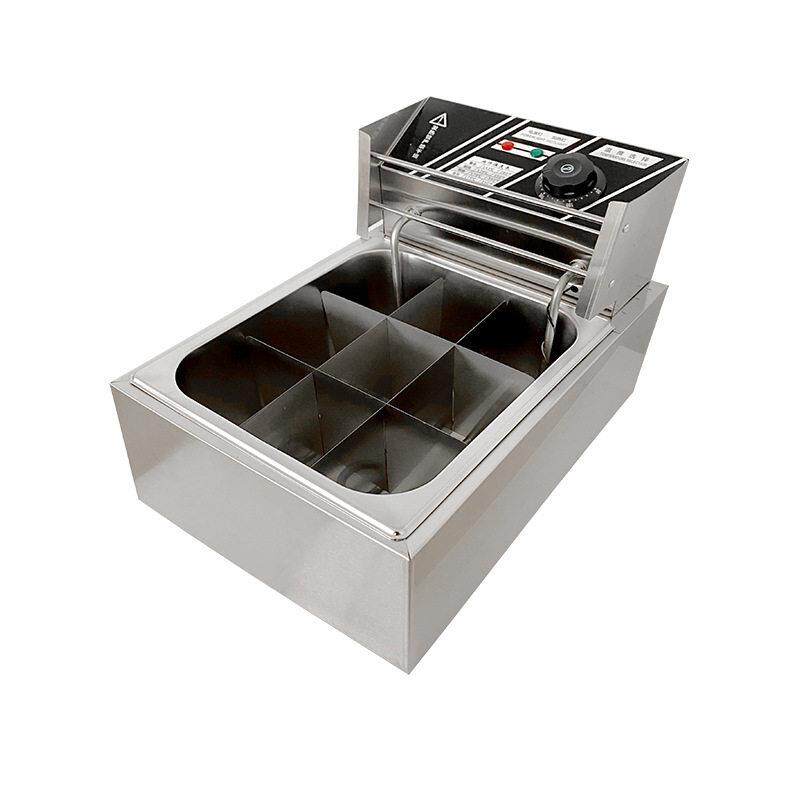 Factory direct sales commercial fryer noodle cooker electric multi-functional fried chicken stall electric fryer oden cooking machine