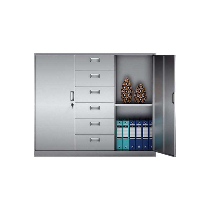 304不锈钢多斗矮柜办公室文件柜储物资料柜宽中六下节矮柜抽屉柜,淘宝优惠券,粉丝福利购,淘宝优惠卷