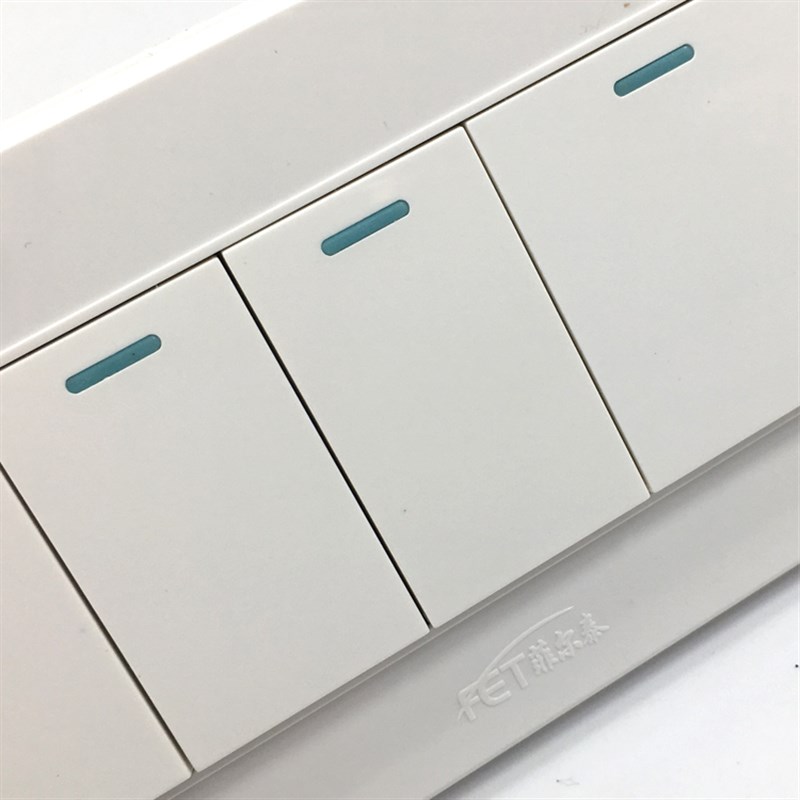 老式118型四位开k关/墙壁暗装面板电灯电源按钮155*74三位四开双 - 图1