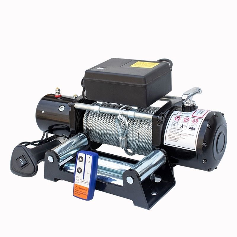 电动绞盘12越野车自救卷扬机葫芦汽车2I4电动葫芦车载吊机车用货 - 图3