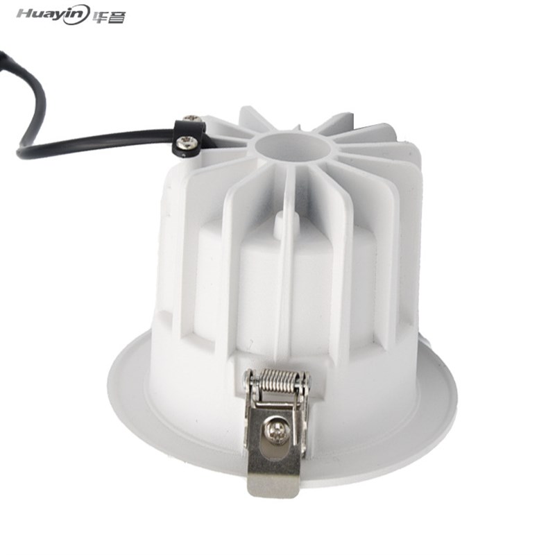 97Ra高端筒灯 8cm10W30W40W50W6寸8寸一体压铸天花灯Y防眩工程筒 - 图3