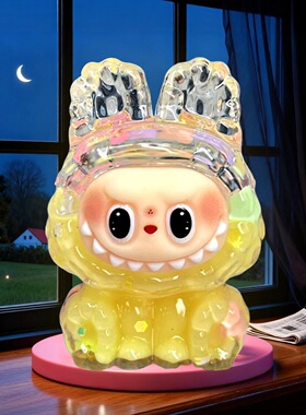 爆款可爱彩豆书桌摆件盲盒批发