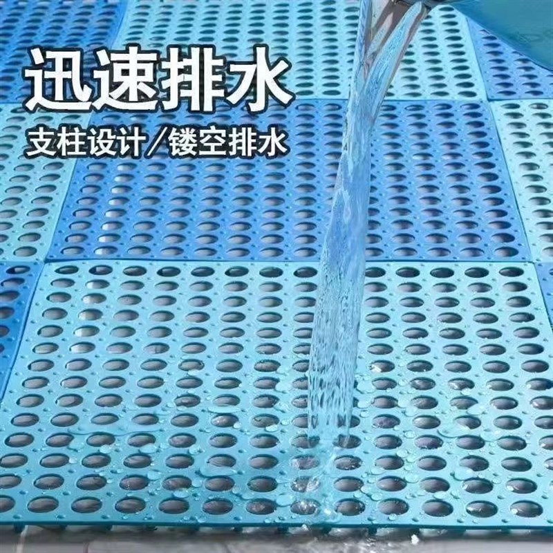 浴室防滑垫地垫卫生间q垫子淋浴沐浴厕所洗澡镂空隔水全铺地贴防 - 图3