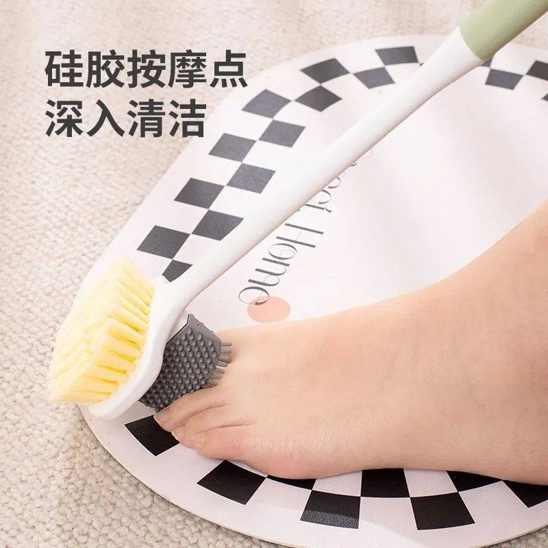 家用多功能沐浴刷软洗脚毛刷刷磨脚搓背刷浴室清洁长柄去角质双面,淘宝优惠券,粉丝福利购,淘宝优惠卷