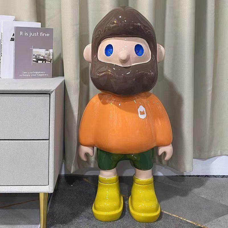 落地大摆件Farmer bob男友网红潮玩客厅装饰大娃公仔存钱罐摆件,淘宝优惠券,粉丝福利购,淘宝优惠卷