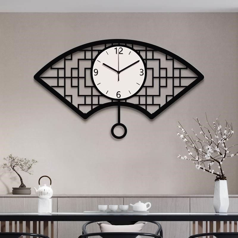 新中式挂钟客厅家用装饰餐桌钟表挂墙葫芦时钟壁挂中国风复古挂表,淘宝优惠券,粉丝福利购,淘宝优惠卷