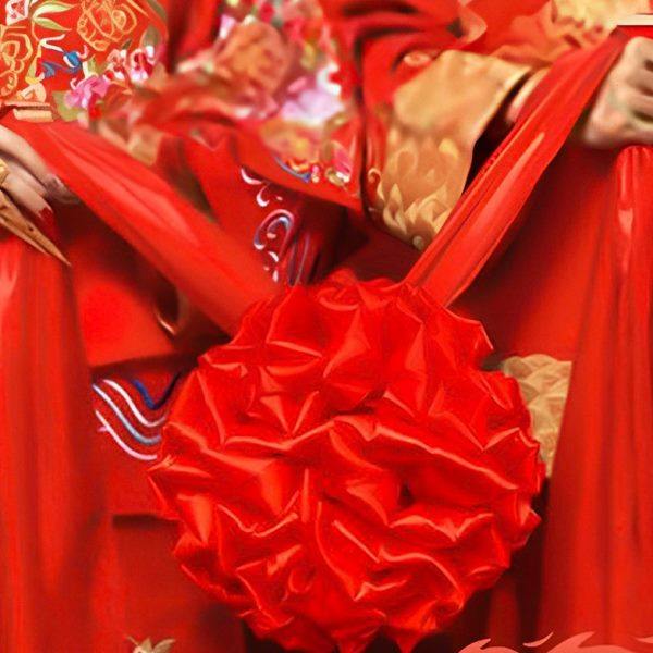 户外新房交房门口装饰乔迁之喜入户进宅布置结婚大红花球院子拉花,淘宝优惠券,粉丝福利购,淘宝优惠卷