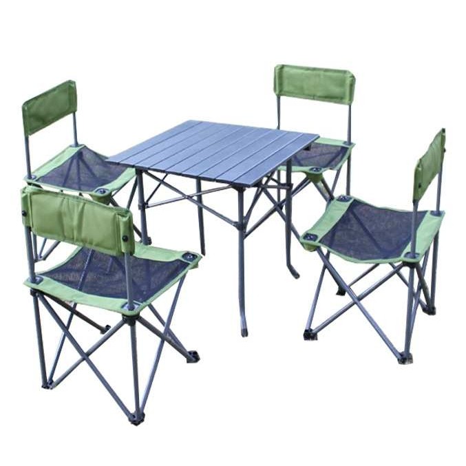 户外野营折叠桌椅套装 便携桌椅五件套 休闲烧烤自驾桌椅,淘宝优惠券,粉丝福利购,淘宝优惠卷