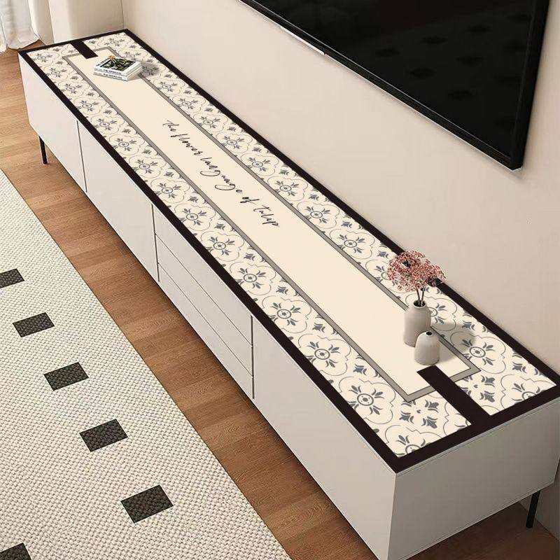 客厅半圆电视柜台面保护垫圆弧形桌垫鞋柜防水防尘免洗玄关台面,淘宝优惠券,粉丝福利购,淘宝优惠卷