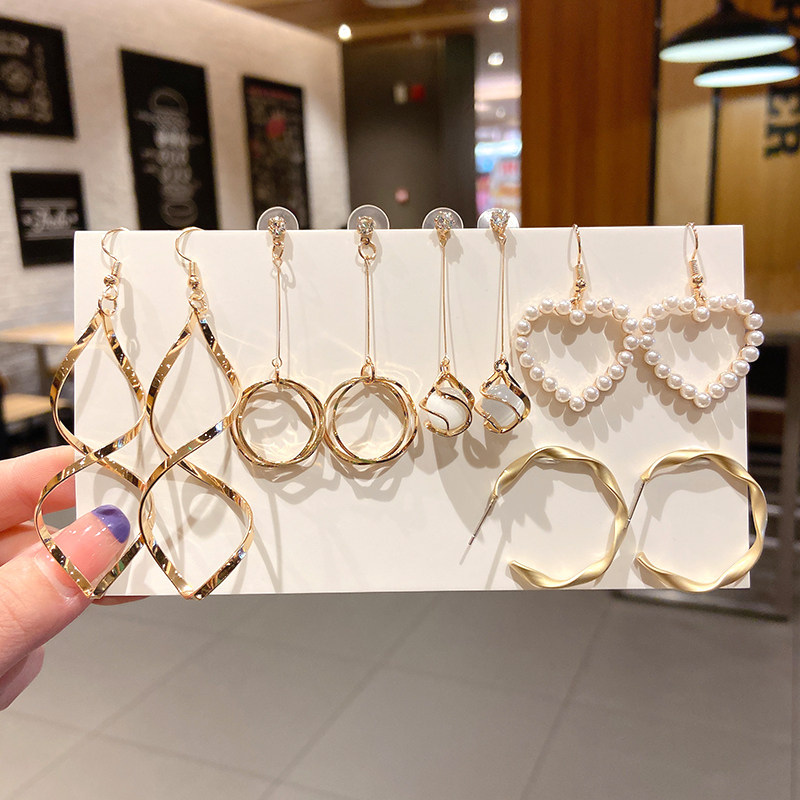 耳环2021年新款潮白色耳钉流苏长款韩国网红时尚个性气质耳坠耳饰,淘宝优惠券,粉丝福利购,淘宝优惠卷