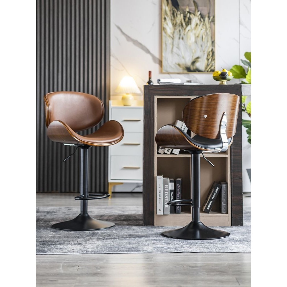 欧式吧台椅升降酒吧椅轻奢家用前台高脚椅高脚凳简约现代吧椅,淘宝优惠券,粉丝福利购,淘宝优惠卷