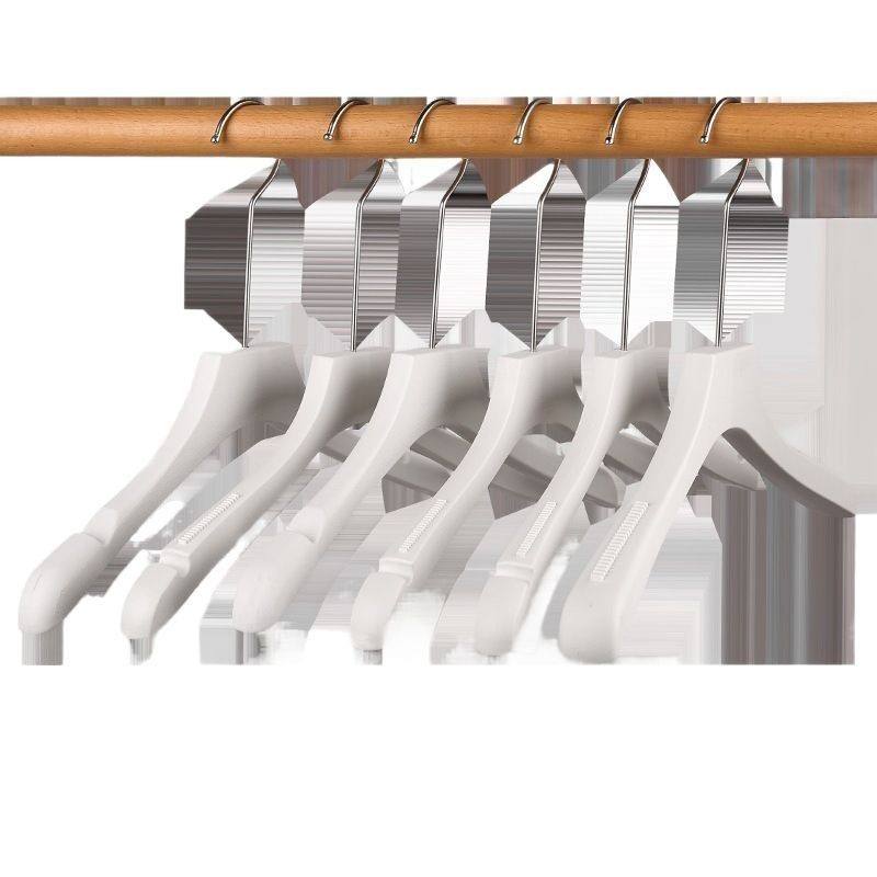厂家直销衣服架挂钩无痕35白塑料裤婚纱防滑1服装店衣架仿木夹子,淘宝优惠券,粉丝福利购,淘宝优惠卷