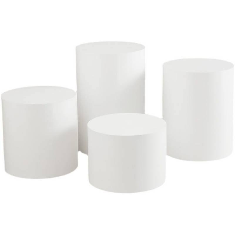 写真静物拍照影楼服装几何体底座儿童白色圆柱体摄影拍摄道具,淘宝优惠券,粉丝福利购,淘宝优惠卷